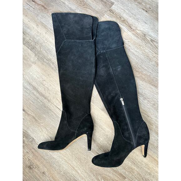 Vince Camuto Women's Armaceli Suede Almond Toe Over Knee Riding Boots size 7 - Picture 8 of 16